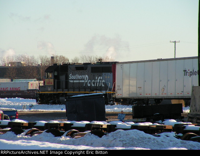A rare former SP GP40 - 2 at UP's East Minneapolis Yard